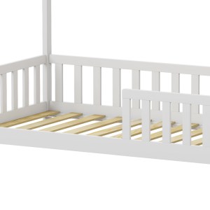 pak-412-000009-5 ΠΑΙΔΙΚΟ ΚΡΕΒΑΤΙ BAMBIE ΜΕ ΚΙΓΚΛΙΔΩΜΑ Τ. MONTESSORI PAKOWORLD ΞΥΛΟ ΠΕΥΚΟΥ ΛΕΥΚΟ 90X190ΕΚ