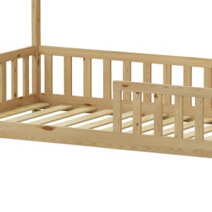 pak-412-000010-6 ΠΑΙΔΙΚΟ ΚΡΕΒΑΤΙ BAMBIE ΜΕ ΚΙΓΚΛΙΔΩΜΑ Τ. MONTESSORI PAKOWORLD ΞΥΛΟ ΠΕΥΚΟΥ ΣΕ ΦΥΣΙΚΗ ΑΠΟΧΡΩΣΗ 90X190ΕΚ
