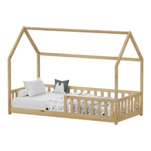 pak-412-000010 ΠΑΙΔΙΚΟ ΚΡΕΒΑΤΙ BAMBIE ΜΕ ΚΙΓΚΛΙΔΩΜΑ Τ. MONTESSORI PAKOWORLD ΞΥΛΟ ΠΕΥΚΟΥ ΣΕ ΦΥΣΙΚΗ ΑΠΟΧΡΩΣΗ 90X190ΕΚ
