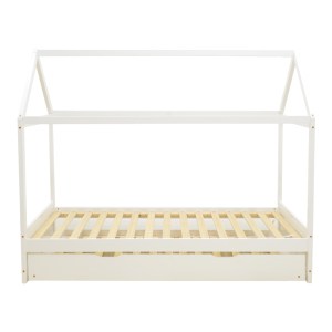 pak-412-000013-3 ΠΑΙΔΙΚΑ ΚΡΕΒΑΤΙΑ DREAMHOUSE Τ. ΜONTESSORI PAKOWORLD ΞΥΛΟ ΠΕΥΚΟΥ ΛΕΥΚΟ 90X190ΕΚ