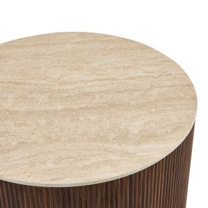 pak-413-000002-5 ΤΡΑΠΕΖΙΑ ΣΑΛΟΝΙΟΥ NELBA PAKOWORLD 2ΤΜΧ MDF ΚΑΡΥΔΙ - ΜΠΕΖ ΟΨΗ ΤΡΑΒΕΡΤΙΝΑΣ