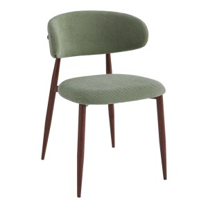 pak-413-000011 ΚΑΡΕΚΛΑ MOSS PAKOWORLD ΥΦΑΣΜΑ ΦΥΣΤΙΚΙ - ΚΑΡΥΔΙ ΜΕΤΑΛΛΙΚΑ ΠΟΔΙΑ 53X50X76ΕΚ