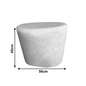 pak-415-000006-2 ΒΟΗΘΗΤΙΚΟ ΤΡΑΠΕΖΙ FEDRIS PAKOWORLD MDF ΛΕΥΚΟ Φ56X45ΕΚ