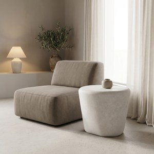 pak-415-000006 ΒΟΗΘΗΤΙΚΟ ΤΡΑΠΕΖΙ FEDRIS PAKOWORLD MDF ΛΕΥΚΟ Φ56X45ΕΚ