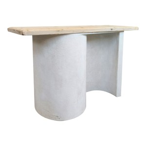 pak-415-000012-1 ΚΟΝΣΟΛΑ JECKIE PAKOWORLD ΞΥΛΟ ΕΛΑΤΟΥ-MDF OAK-ΛΕΥΚΟ 120X38X80ΕΚ