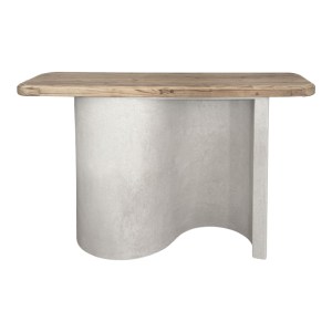 pak-415-000012-2 ΚΟΝΣΟΛΑ JECKIE PAKOWORLD ΞΥΛΟ ΕΛΑΤΟΥ-MDF OAK-ΛΕΥΚΟ 120X38X80ΕΚ