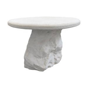 pak-415-000017-2 ΒΟΗΘΗΤΙΚΟ ΤΡΑΠΕΖΙ ZINOL PAKOWORLD MDF-POLYRESIN ΛΕΥΚΟ Φ58X41ΕΚ