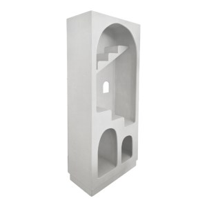 pak-415-000018-1 ΒΙΒΛΙΟΘΗΚΗ-ΡΑΦΙΕΡΑ BOOLTEN PAKOWORLD MDF ΛΕΥΚΟ 80X38X190ΕΚ
