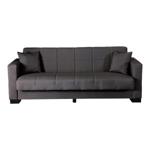 pak-418-000008-4 ΚΑΝΑΠΕΣ ΚΡΕΒΑΤΙ ΤΡΙΘΕΣΙΟΣ VOX PAKOWORLD ΜΕ ΑΠΟΘΗΚΕΥΤΙΚΟ ΧΩΡΟ ΑΝΘΡΑΚΙ ΥΦΑΣΜΑ 210X84X83ΕΚ