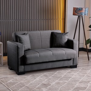 pak-418-000011 ΚΑΝΑΠΕΣ ΚΡΕΒΑΤΙ ΔΙΘΕΣΙΟΣ VOX PAKOWORLD ΜΕ ΑΠΟΘΗΚΕΥΤΙΚΟ ΧΩΡΟ ΑΝΘΡΑΚΙ ΥΦΑΣΜΑ 150X84X83ΕΚ