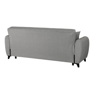 pak-418-000014-5 ΚΑΝΑΠΕΣ ΚΡΕΒΑΤΙ ΤΡΙΘΕΣΙΟΣ LINCOLN PAKOWORLD ΜΕ ΑΠΟΘΗΚΕΥΤΙΚΟ ΧΩΡΟ ΑΝΟΙΧΤΟ ΓΚΡΙ ΥΦΑΣΜΑ 226X84X93ΕΚ