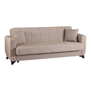 pak-418-000016-1 ΚΑΝΑΠΕΣ ΚΡΕΒΑΤΙ ΤΡΙΘΕΣΙΟΣ MODESTO PAKOWORLD ΜΕ ΑΠΟΘΗΚΕΥΤΙΚΟ ΧΩΡΟ ΚΡΕΜ ΥΦΑΣΜΑ 213X84X86ΕΚ