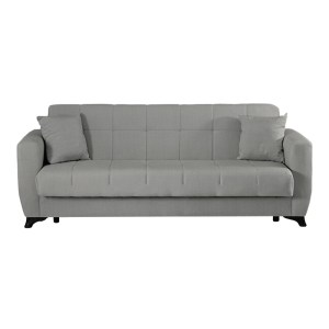 pak-418-000017-4 ΚΑΝΑΠΕΣ ΚΡΕΒΑΤΙ ΤΡΙΘΕΣΙΟΣ MODESTO PAKOWORLD ΜΕ ΑΠΟΘΗΚΕΥΤΙΚΟ ΧΩΡΟ ΓΚΡΙ ΥΦΑΣΜΑ 213X84X86ΕΚ