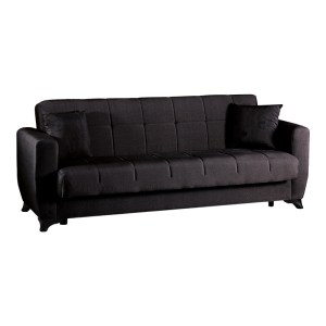 pak-418-000018-1 ΚΑΝΑΠΕΣ ΚΡΕΒΑΤΙ ΤΡΙΘΕΣΙΟΣ MODESTO PAKOWORLD ΜΕ ΑΠΟΘΗΚΕΥΤΙΚΟ ΧΩΡΟ ΜΑΥΡΟ ΥΦΑΣΜΑ 213X84X86ΕΚ