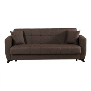 pak-418-000019-4 ΚΑΝΑΠΕΣ ΚΡΕΒΑΤΙ ΤΡΙΘΕΣΙΟΣ MODESTO PAKOWORLD ΜΕ ΑΠΟΘΗΚΕΥΤΙΚΟ ΧΩΡΟ ΚΑΦΕ ΥΦΑΣΜΑ 213X84X86ΕΚ