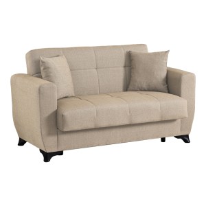 pak-418-000020-1 ΚΑΝΑΠΕΣ ΚΡΕΒΑΤΙ ΔΙΘΕΣΙΟΣ MODESTO PAKOWORLD ΜΕ ΑΠΟΘΗΚΕΥΤΙΚΟ ΧΩΡΟ ΚΡΕΜ ΥΦΑΣΜΑ 153X84X86ΕΚ