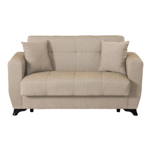 pak-418-000020-4 ΚΑΝΑΠΕΣ ΚΡΕΒΑΤΙ ΔΙΘΕΣΙΟΣ MODESTO PAKOWORLD ΜΕ ΑΠΟΘΗΚΕΥΤΙΚΟ ΧΩΡΟ ΚΡΕΜ ΥΦΑΣΜΑ 153X84X86ΕΚ