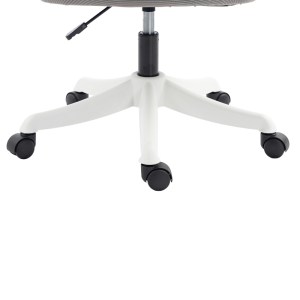 pak-420-000005-11 ΚΑΡΕΚΛΑ ΓΡΑΦΕΙΟΥ ΔΙΕΥΘΥΝΤΗ EXETER PAKOWORLD ΛΕΥΚΗ - MESH ΓΚΡΙ 50X58X119-129ΕΚ