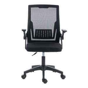 pak-420-000006-4 ΚΑΡΕΚΛΑ ΓΡΑΦΕΙΟΥ ΕΡΓΑΣΙΑΣ PENZA PAKOWORLD MESH ΧΡΩΜΑ ΜΑΥΡΟ 48X58X92-102ΕΚ