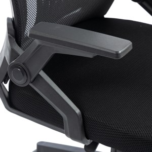 pak-420-000006-6 ΚΑΡΕΚΛΑ ΓΡΑΦΕΙΟΥ ΕΡΓΑΣΙΑΣ PENZA PAKOWORLD MESH ΧΡΩΜΑ ΜΑΥΡΟ 48X58X92-102ΕΚ
