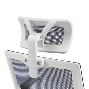 pak-420-000011-7 ΚΑΡΕΚΛΑ ΓΡΑΦΕΙΟΥ PLYMOT PAKOWORLD ΛΕΥΚΗ - MESH ΜΑΥΡΟ 48X58X112-122ΕΚ