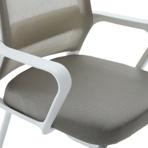 pak-420-000017-6 ΚΑΡΕΚΛΑ ΕΠΙΣΚΕΠΤΗ PALMA PAKOWORLD ΛΕΥΚΗ- MESH ΓΚΡΙ 46X52X94ΕΚ