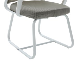 pak-420-000017-7 ΚΑΡΕΚΛΑ ΕΠΙΣΚΕΠΤΗ PALMA PAKOWORLD ΛΕΥΚΗ- MESH ΓΚΡΙ 46X52X94ΕΚ