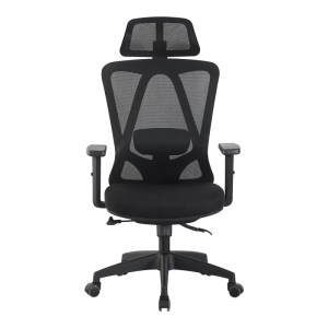 pak-421-000001-3 ΚΑΡΕΚΛΑ ΓΡΑΦΕΙΟΥ ΔΙΕΥΘΥΝΤΗ MAGIDA PAKOWORLD MESH ΜΑΥΡΟ 58.5X66X115-125ΕΚ