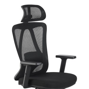 pak-421-000001-4 ΚΑΡΕΚΛΑ ΓΡΑΦΕΙΟΥ ΔΙΕΥΘΥΝΤΗ MAGIDA PAKOWORLD MESH ΜΑΥΡΟ 58.5X66X115-125ΕΚ
