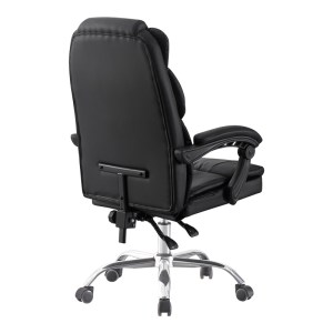 pak-421-000002-1 ΚΑΡΕΚΛΑ ΓΡΑΦΕΙΟΥ ΔΙΕΥΘΥΝΤΗ SANEMA PAKOWORLD PU ΜΑΥΡΟ 62X67X112-122ΕΚ