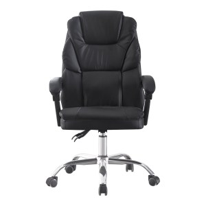 pak-421-000002-3 ΚΑΡΕΚΛΑ ΓΡΑΦΕΙΟΥ ΔΙΕΥΘΥΝΤΗ SANEMA PAKOWORLD PU ΜΑΥΡΟ 62X67X112-122ΕΚ