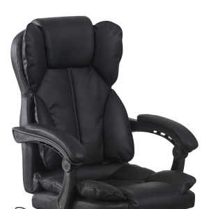 pak-421-000004-5 ΚΑΡΕΚΛΑ ΓΡΑΦΕΙΟΥ ΔΙΕΥΘΥΝΤΗ ΜΕ ΥΠΟΠΟΔΙΟ ΚΑΙ ΜΗΧΑΝΙΣΜΟ MASSAGE EKSE PAKOWORLD PU ΜΑΥΡΟ 64.5X75X109-119ΕΚ