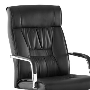 pak-421-000009-4 ΚΑΡΕΚΛΑ ΓΡΑΦΕΙΟΥ ΔΙΕΥΘΥΝΤΗ BIANI PAKOWORLD PU ΜΑΥΡΟ 56X70X107-115ΕΚ