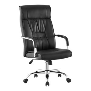pak-421-000009 ΚΑΡΕΚΛΑ ΓΡΑΦΕΙΟΥ ΔΙΕΥΘΥΝΤΗ BIANI PAKOWORLD PU ΜΑΥΡΟ 56X70X107-115ΕΚ