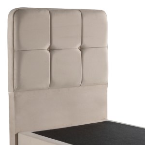 pak-424-000026-4 ΚΡΕΒΑΤΙ ΜΟΝΟ PUNTO PAKOWORLD ΚΡΕΜ ΒΕΛΟΥΔΟ 90X200ΕΚ