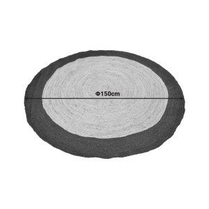 pak-432-000018-1 ΧΑΛΙ TEFETON PAKOWORLD ΜΑΥΡΟ ΓΙΟΥΤΑ ΜΕ ΦΥΣΙΚΗ ΑΠΟΧΡΩΣΗ Φ150ΕΚ