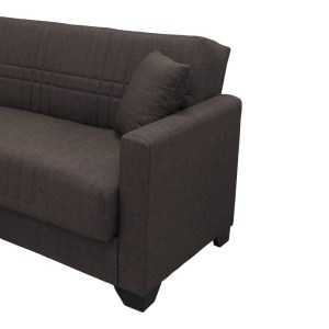 pak-436-000003-7 ΓΩΝΙΑΚΟΣ ΚΑΝΑΠΕΣ KΡΕΒΑΤΙ ΑΝΑΣΤΡΕΨΙΜΟΣ ΜΕ ΑΠΟΘΗΚΕΥΤΙΚΟ ΧΩΡΟ STASHIO PAKOWORLD ΚΑΦΕ ΥΦΑΣΜΑ 202X143X84ΕΚ