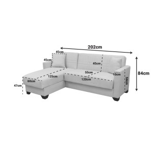 pak-436-000003-8 ΓΩΝΙΑΚΟΣ ΚΑΝΑΠΕΣ KΡΕΒΑΤΙ ΑΝΑΣΤΡΕΨΙΜΟΣ ΜΕ ΑΠΟΘΗΚΕΥΤΙΚΟ ΧΩΡΟ STASHIO PAKOWORLD ΚΑΦΕ ΥΦΑΣΜΑ 202X143X84ΕΚ