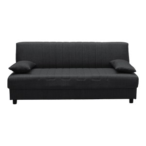 pak-438-000003-3 ΚΑΝΑΠΕΣ ΚΡΕΒΑΤΙ ROMINA PAKOWORLD ΤΡΙΘΕΣΙΟΣ ΜΕ ΑΠΟΘΗΚΕΥΤΙΚΟ ΧΩΡΟ ΓΚΡΙ ΥΦΑΣΜΑ 180X75X85ΕΚ