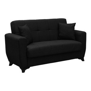 pak-438-000019 ΚΑΝΑΠΕΣ ΚΡΕΒΑΤΙ MODESTO PAKOWORLD ΔΙΘΕΣΙΟΣ ΜΕ ΑΠΟΘΗΚΕΥΤΙΚΟ ΧΩΡΟ ΑΝΘΡΑΚΙ ΥΦΑΣΜΑ 155X84X83ΕΚ