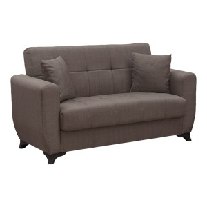 pak-438-000020 ΚΑΝΑΠΕΣ ΚΡΕΒΑΤΙ MODESTO PAKOWORLD ΔΙΘΕΣΙΟΣ ΜΕ ΑΠΟΘΗΚΕΥΤΙΚΟ ΧΩΡΟ ΚΑΦΕ ΥΦΑΣΜΑ 155X84X83ΕΚ