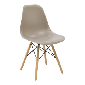 pak-499-000004 ΚΑΡΕΚΛΑ JULITA PAKOWORLD CAPPUCCINO PP ΜΕ ΞΥΛΙΝΟ ΠΟΔΙ ΣΕ ΦΥΣΙΚΗ ΑΠΟΧΡΩΣΗ 46X52X81ΕΚ