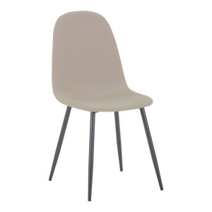 pak-499-000014 ΚΑΡΕΚΛΑ BELLA PAKOWORLD ΕΚΡΟΥ ΥΦΑΣΜΑ ΜΕ ΜΑΥΡΟ ΜΕΤΑΛΛΙΚΟ ΠΟΔΙ 44X55X85ΕΚ