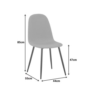 pak-499-000019-4 ΚΑΡΕΚΛΑ BELLA PAKOWORLD ΤΑΜΠΑ ΥΦΑΣΜΑ ΜΕ ΜΕΤΑΛΛΙΚΟ ΠΟΔΙ ΣΕ ΦΥΣΙΚΗ ΑΠΟΧΡΩΣΗ 44X55X85ΕΚ