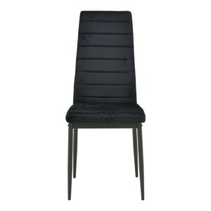 pak-499-000045-3 ΚΑΡΕΚΛΑ PARKER PAKOWORLD ΜΑΥΡΟ ΒΕΛΟΥΔΟ ΜΕ ΜΕΤΑΛΛΙΚΟ ΜΑΥΡΟ ΠΟΔΙ 41X48X96ΕΚ