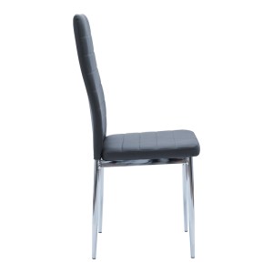 pak-499-000049-3 ΚΑΡΕΚΛΑ PARKER PAKOWORLD ΜΑΥΡΟ PU ΜΕ ΠΟΔΙ ΧΡΩΜΙΟΥ 41X48X96ΕΚ
