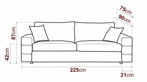 pol-161257989 ΚΑΝΑΠΕΣ HOLMES ΤΡΙΘΕΣΙΟΣ-MOCCA