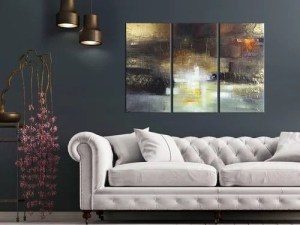 pol-161284059 ΠΙΝΑΚΑΣ - BREATH OF LUXURY (3 PARTS) - 120X80