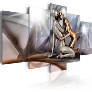 pol - 161289859 ΠΙΝΑΚΑΣ - GOLD COUPLE - 100X50