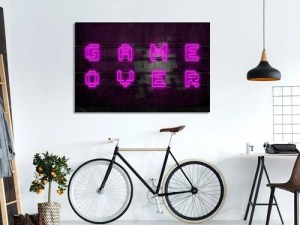 pol-161296819 ΠΙΝΑΚΑΣ - PINK NEON (1 PART) WIDE - 120X80